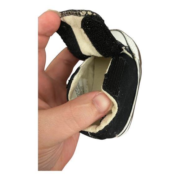 Converse All Star Black and White Sneakers Size 1 - Picture 9 of 10